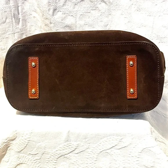 Dooney & Bourke Suede Tote Bag - REHAB PIECE - Picture 6 of 9